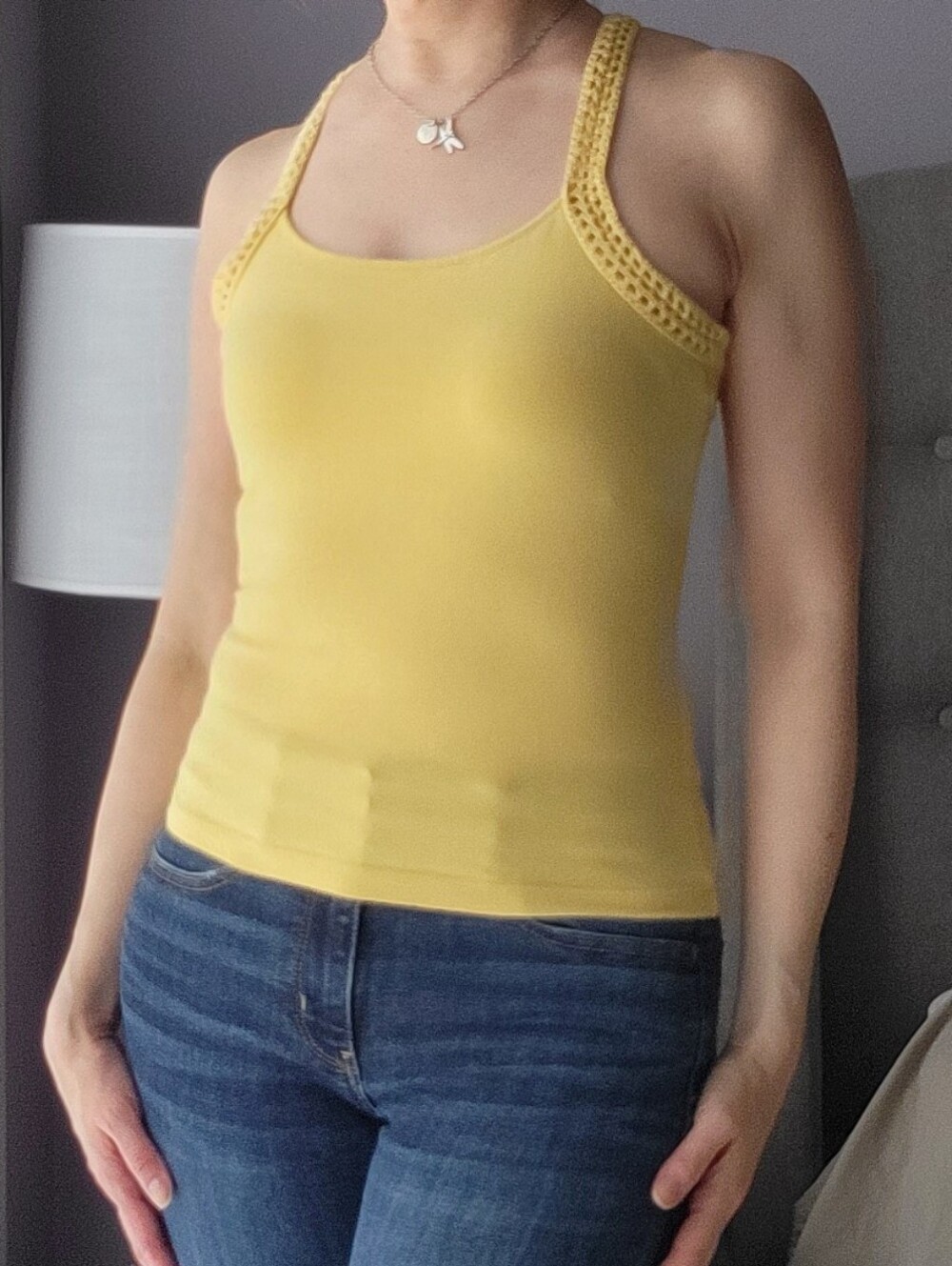 Moda International Yellow Tank Top